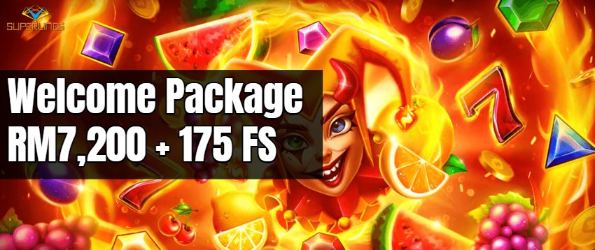 Superlines Casino Welcome package