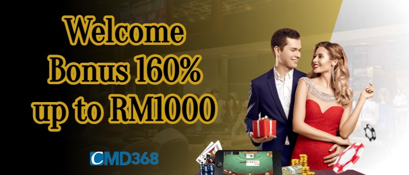 Welcome Bonus 150% up to RM900 cmd368